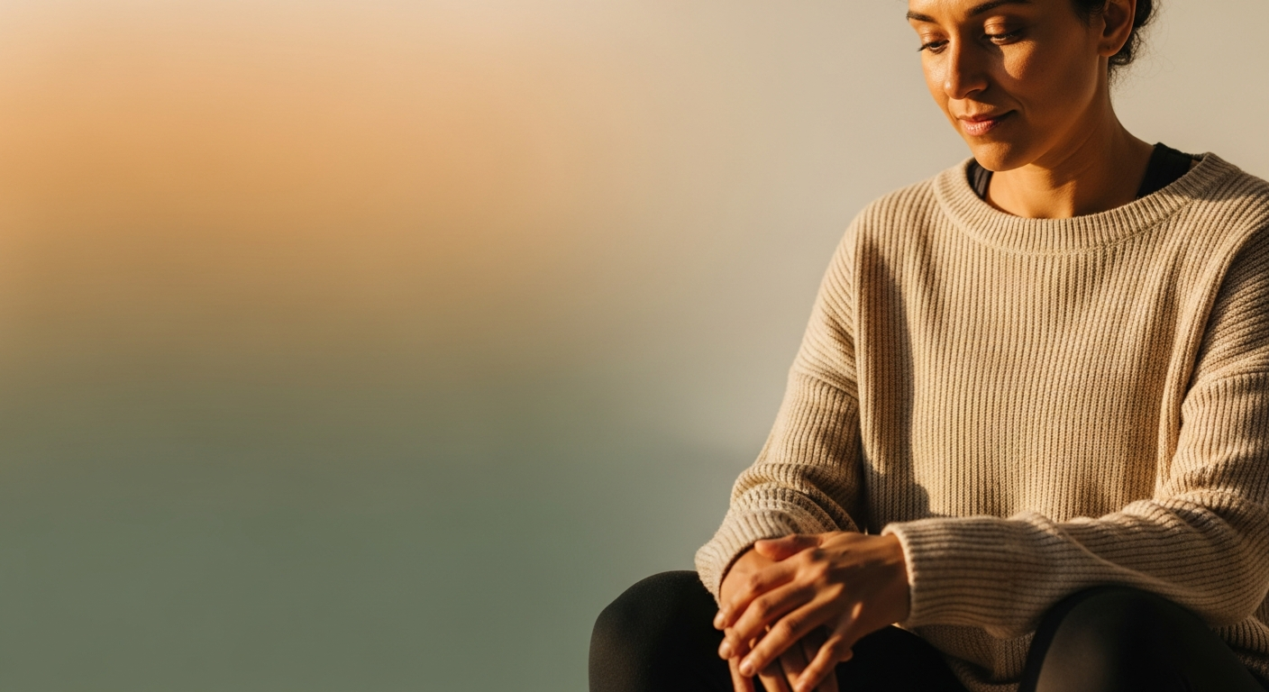 Emotional intelligence — a person in peaceful self-reflection
